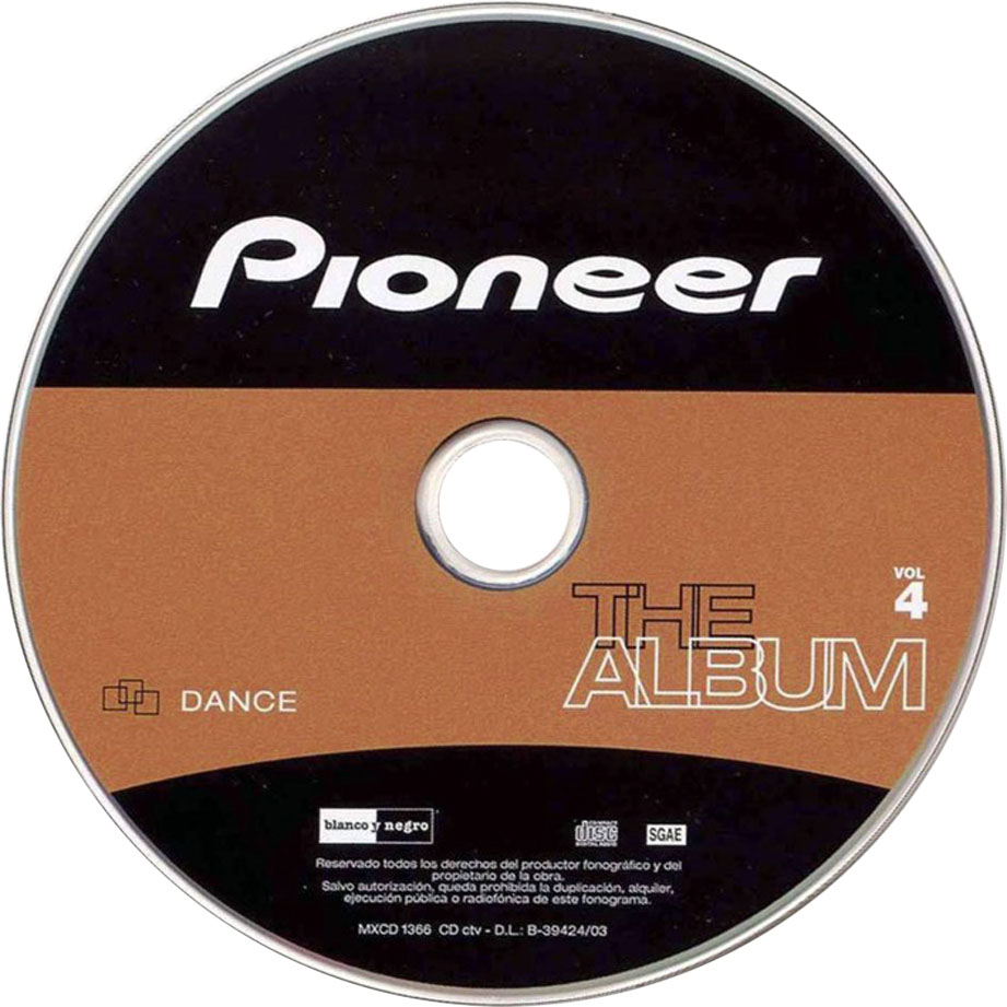 Cartula Cd2 de Pioneer The Album Volumen 4