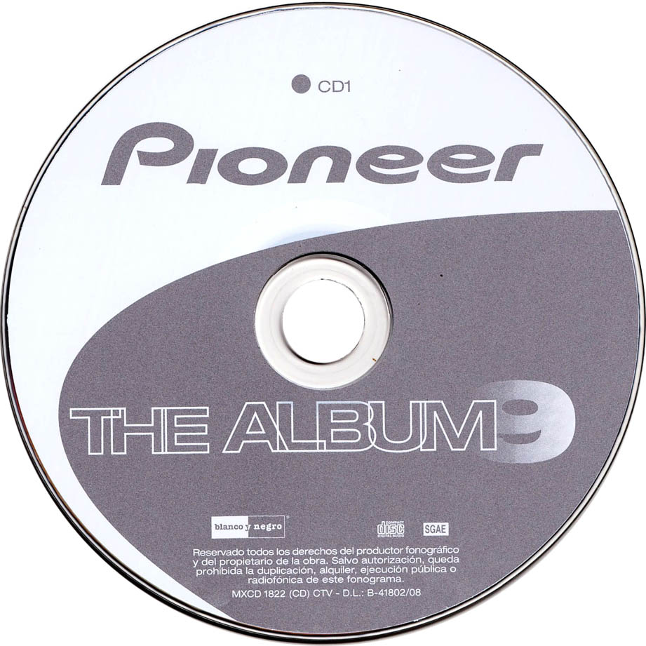 Cartula Cd de Pioneer The Album Volumen 9 House
