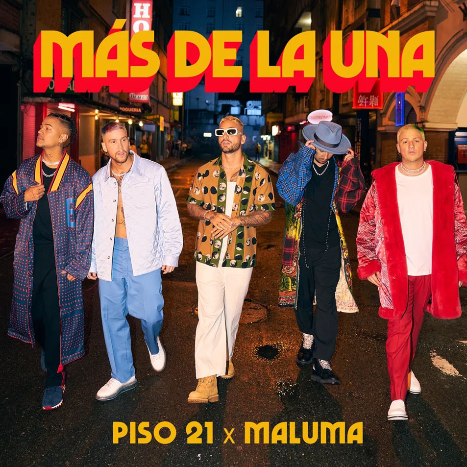 Cartula Frontal de Piso 21 - Mas De La Una (Featuring Maluma) (Cd Single)