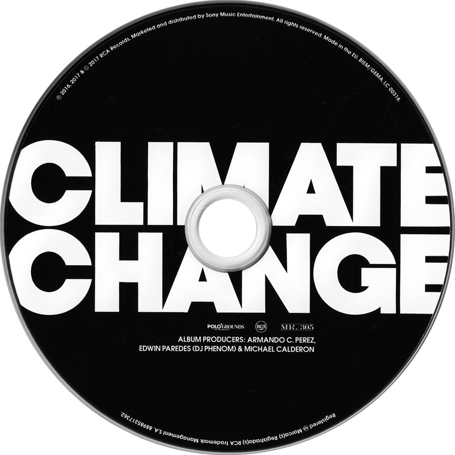 Cartula Cd de Pitbull - Climate Change