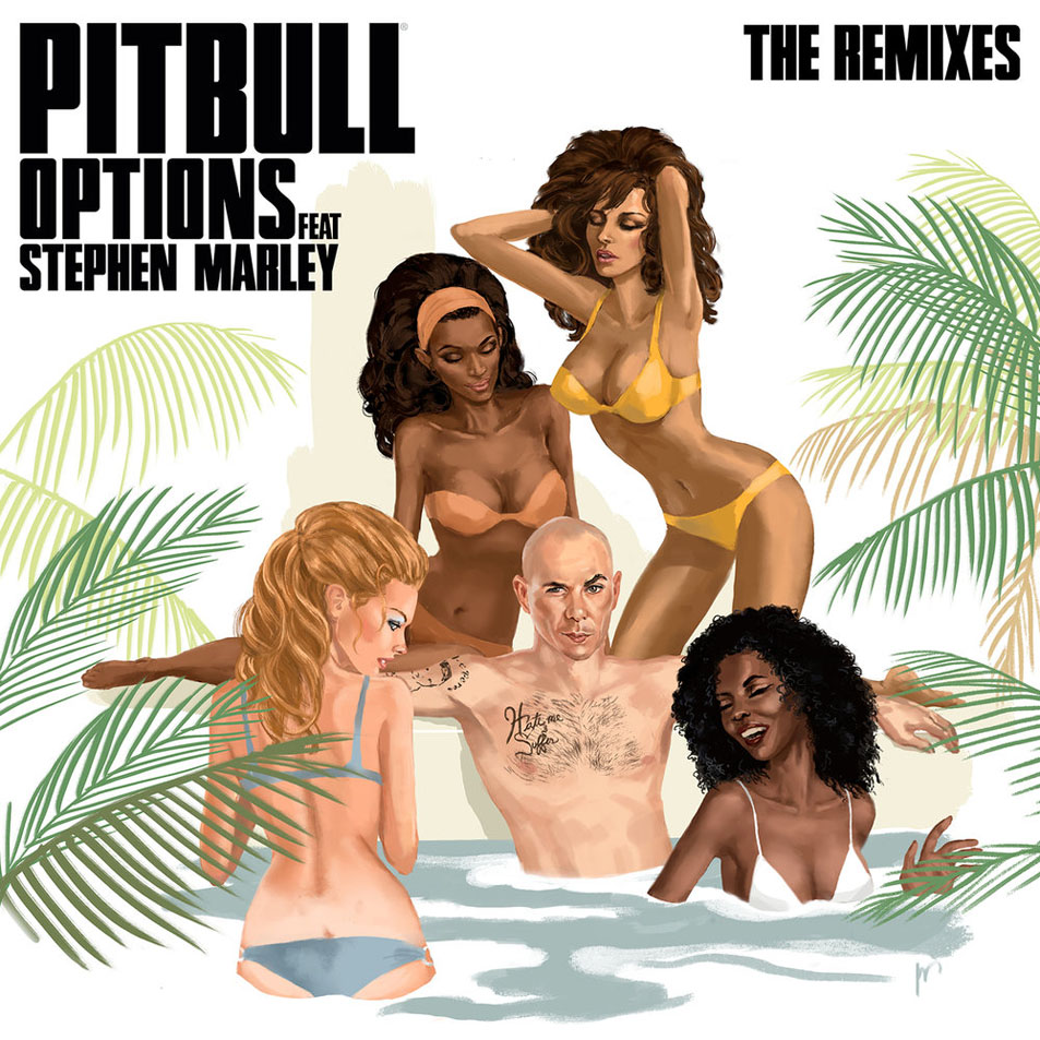 Cartula Frontal de Pitbull - Options (Featuring Stephen Marley) (The Remixes) (Ep)