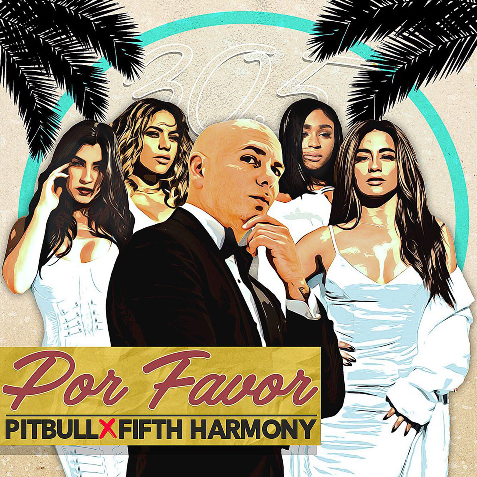 Cartula Frontal de Pitbull - Por Favor (Featuring Fifth Harmony) (Cd Single)