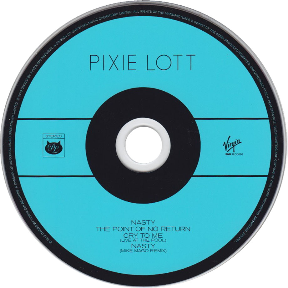 Cartula Cd de Pixie Lott - Nasty (Cd Single)