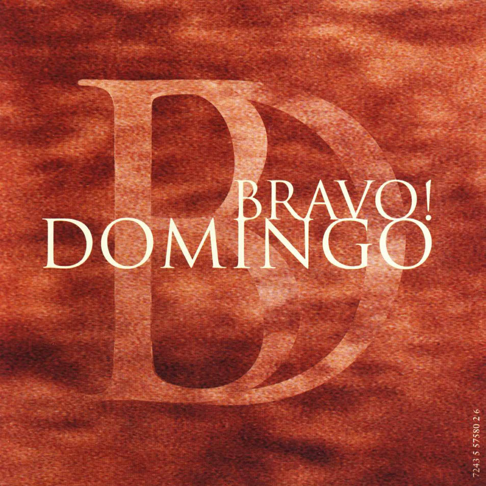 Cartula Interior Frontal de Placido Domingo - Bravo Domingo The Best Of Placido Domingo