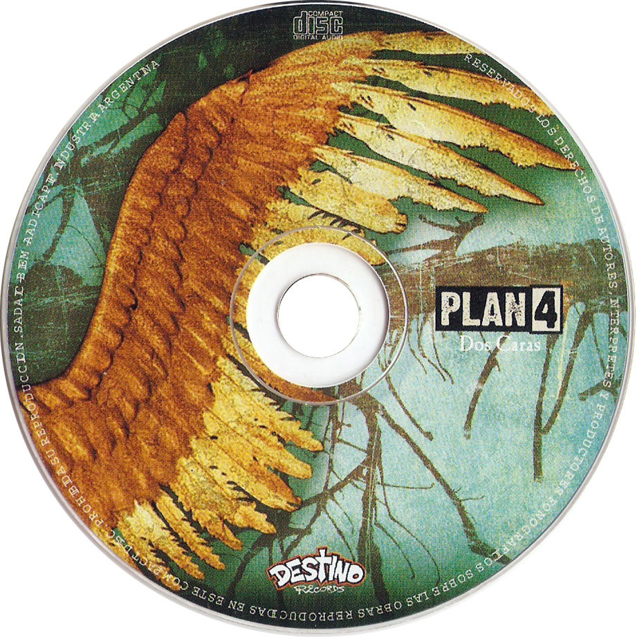 Cartula Cd de Plan 4 - Dos Caras