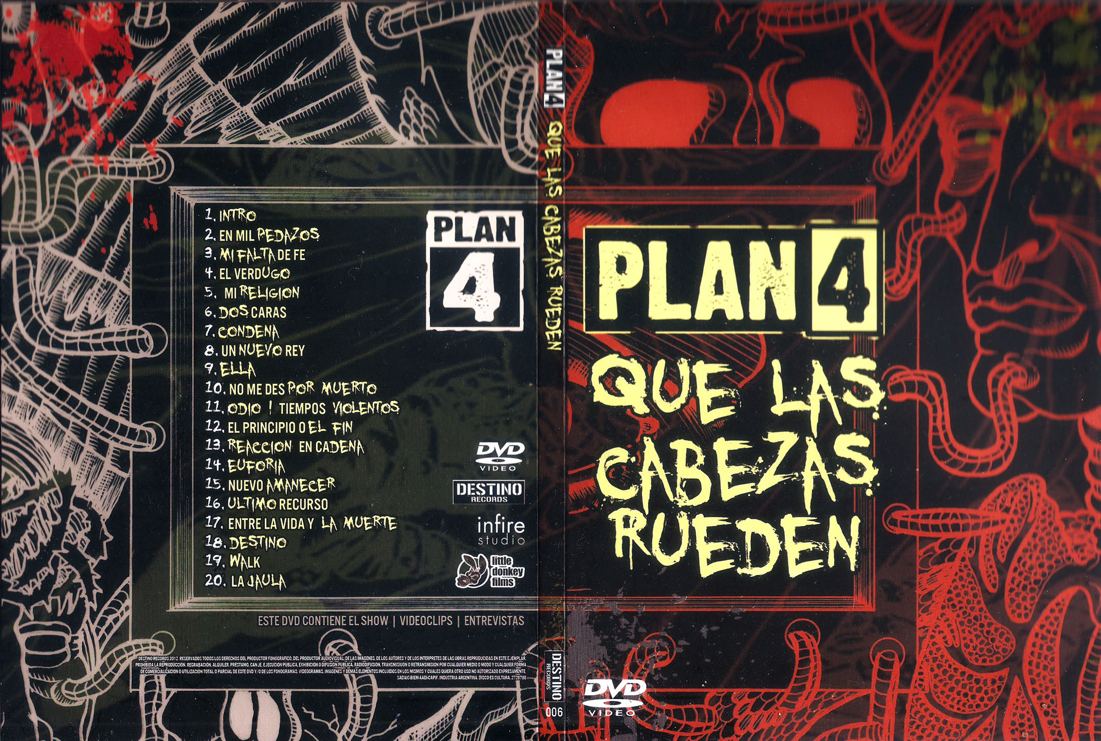 Cartula Caratula de Plan 4 - Que Las Cabezas Rueden (Dvd)