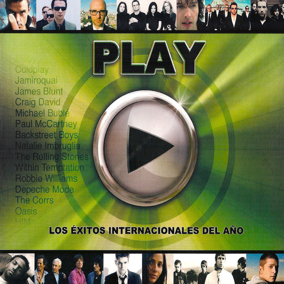 Cartula Frontal de Play Los Exitos Internacionales Del Ao (2005)