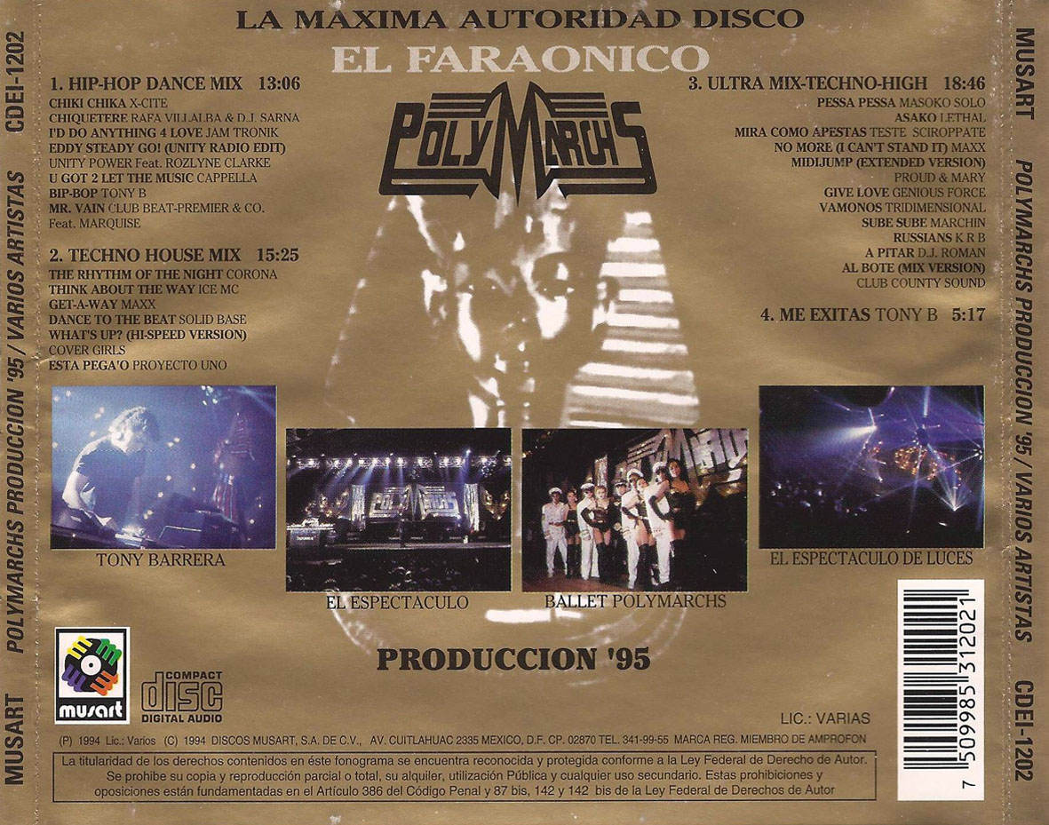 Car�tula Trasera de Polymarchs Produccion '95