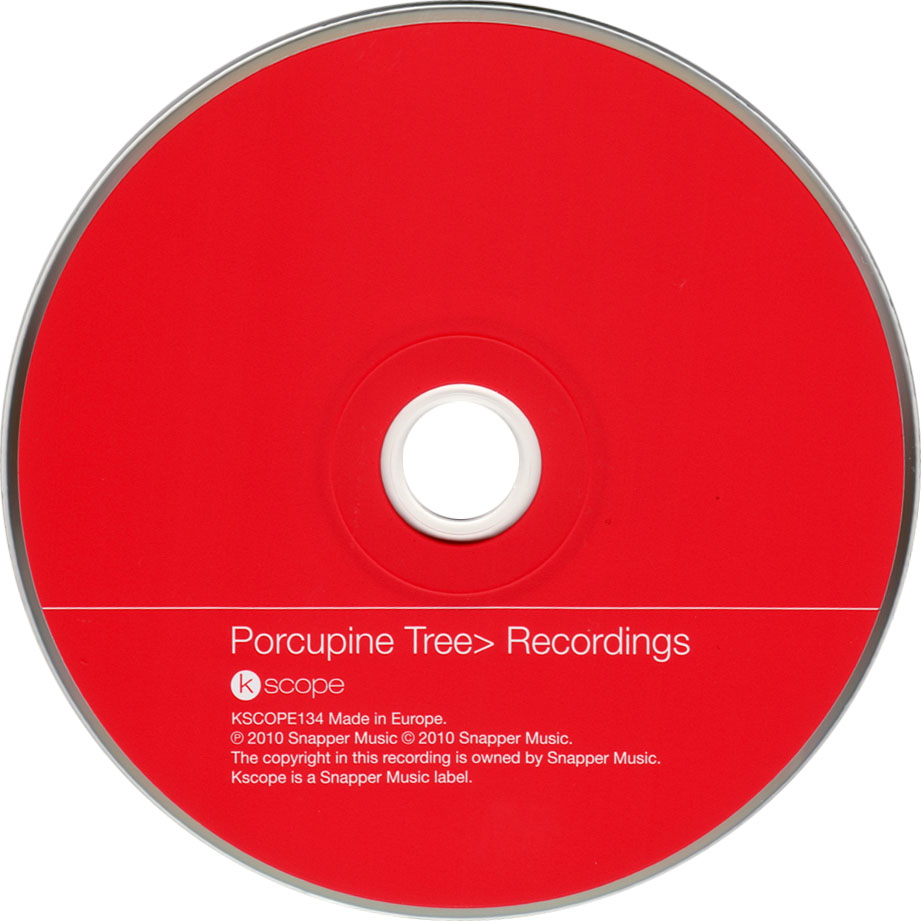 Cartula Cd de Porcupine Tree - Recordings