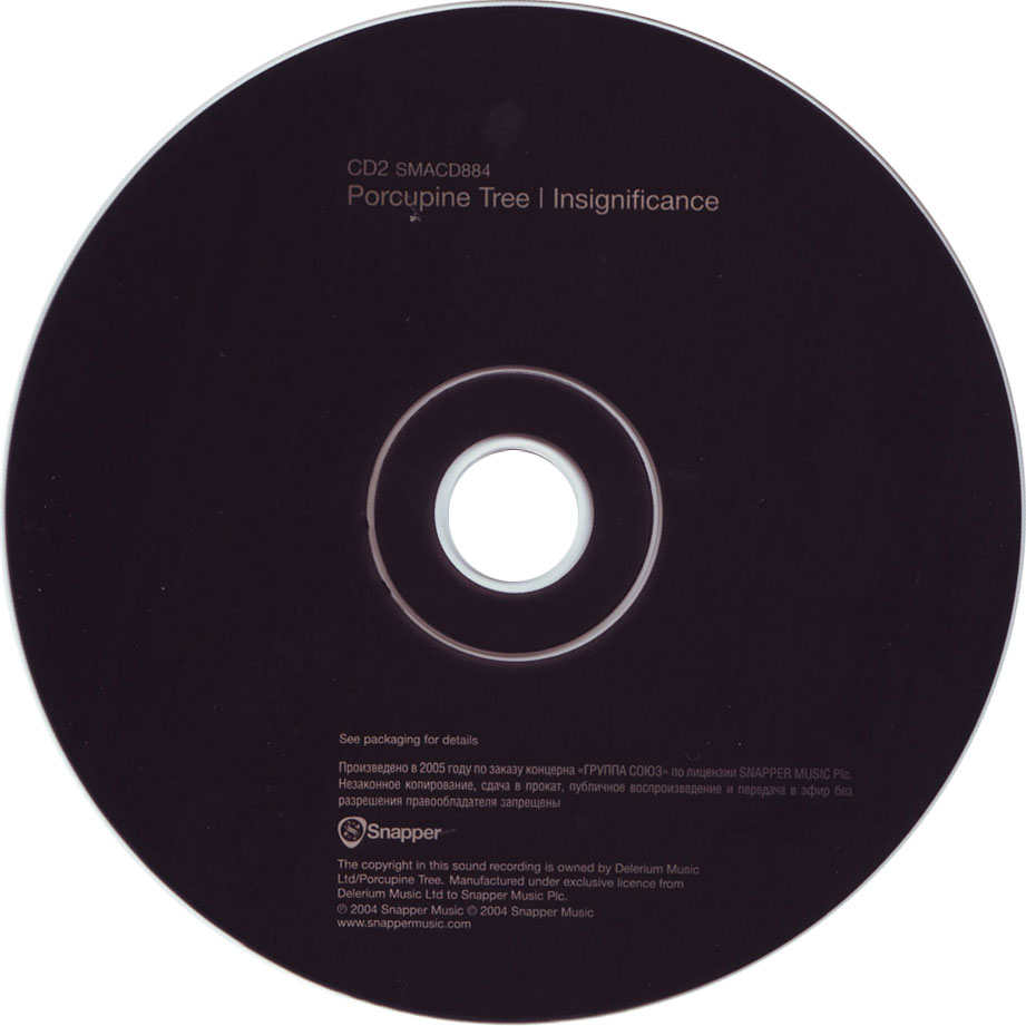 Cartula Cd2 de Porcupine Tree - Signify (2004)