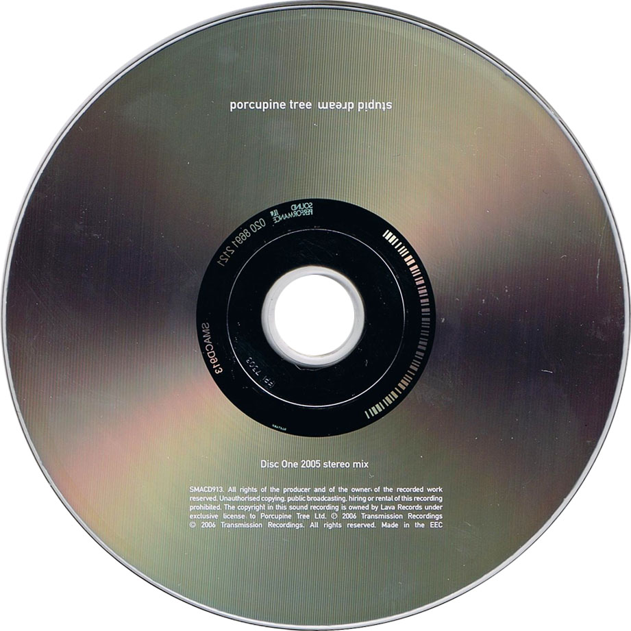 Cartula Cd de Porcupine Tree - Stupid Dream (2006)