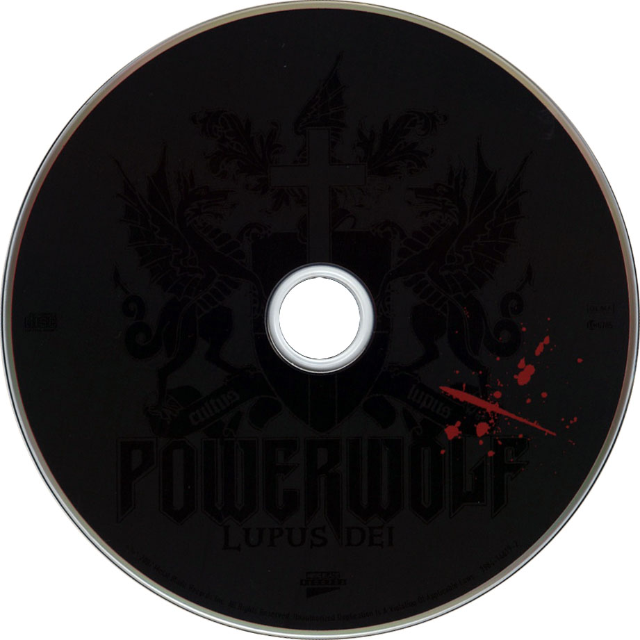 Cartula Cd de Powerwolf - Lupus Dei (Limited Edition)