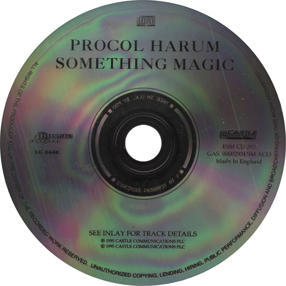 Cartula Cd de Procol Harum - Something Magic