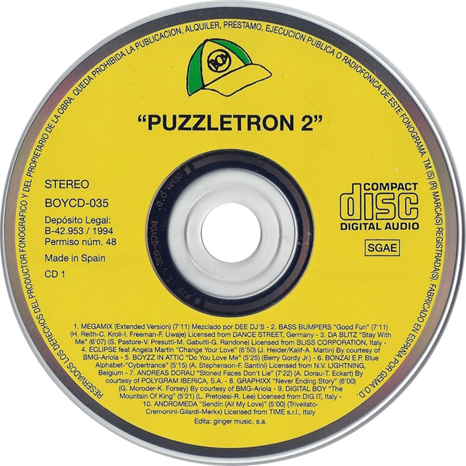 Cartula Cd1 de Puzzletron 2