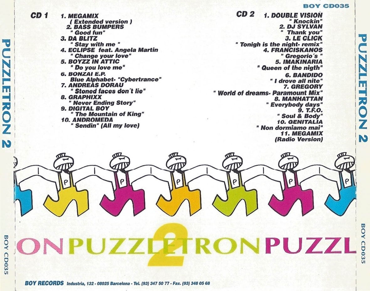 Cartula Trasera de Puzzletron 2