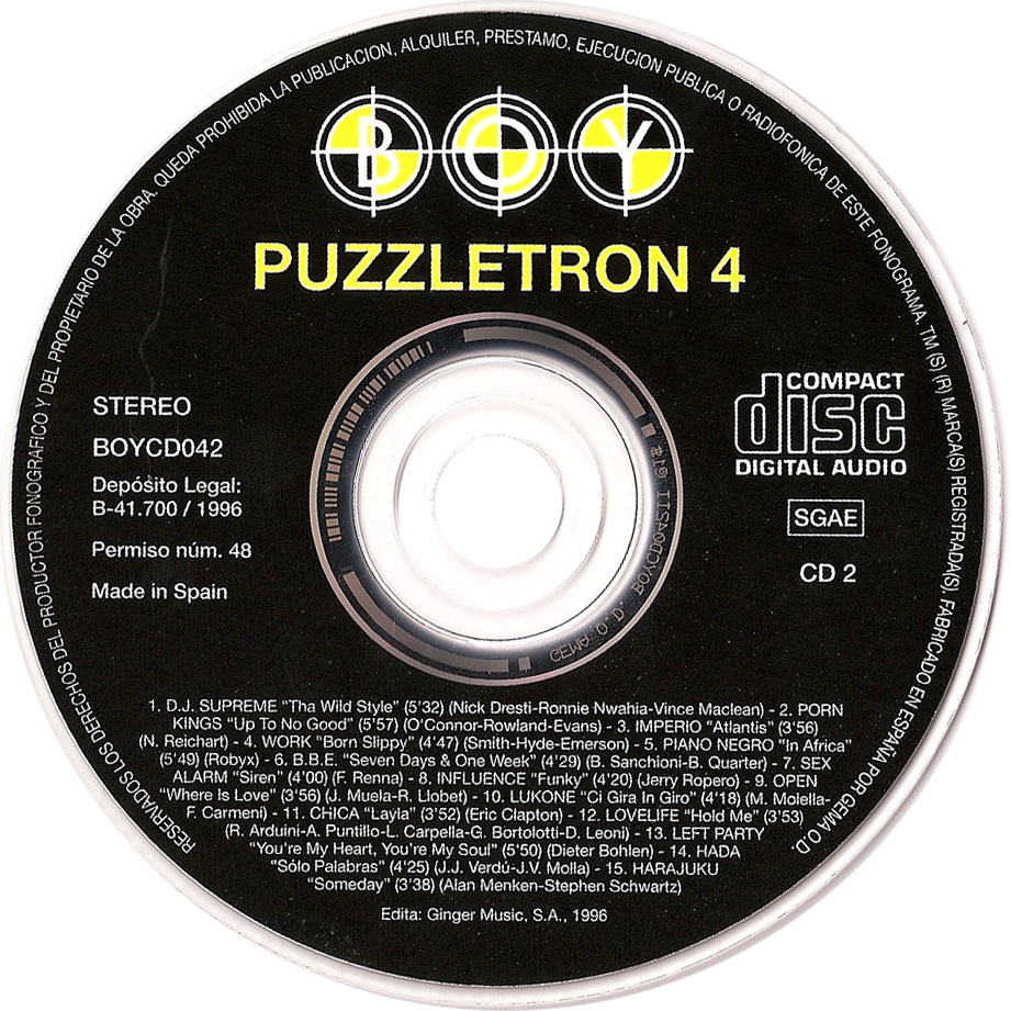 Cartula Cd2 de Puzzletron 4