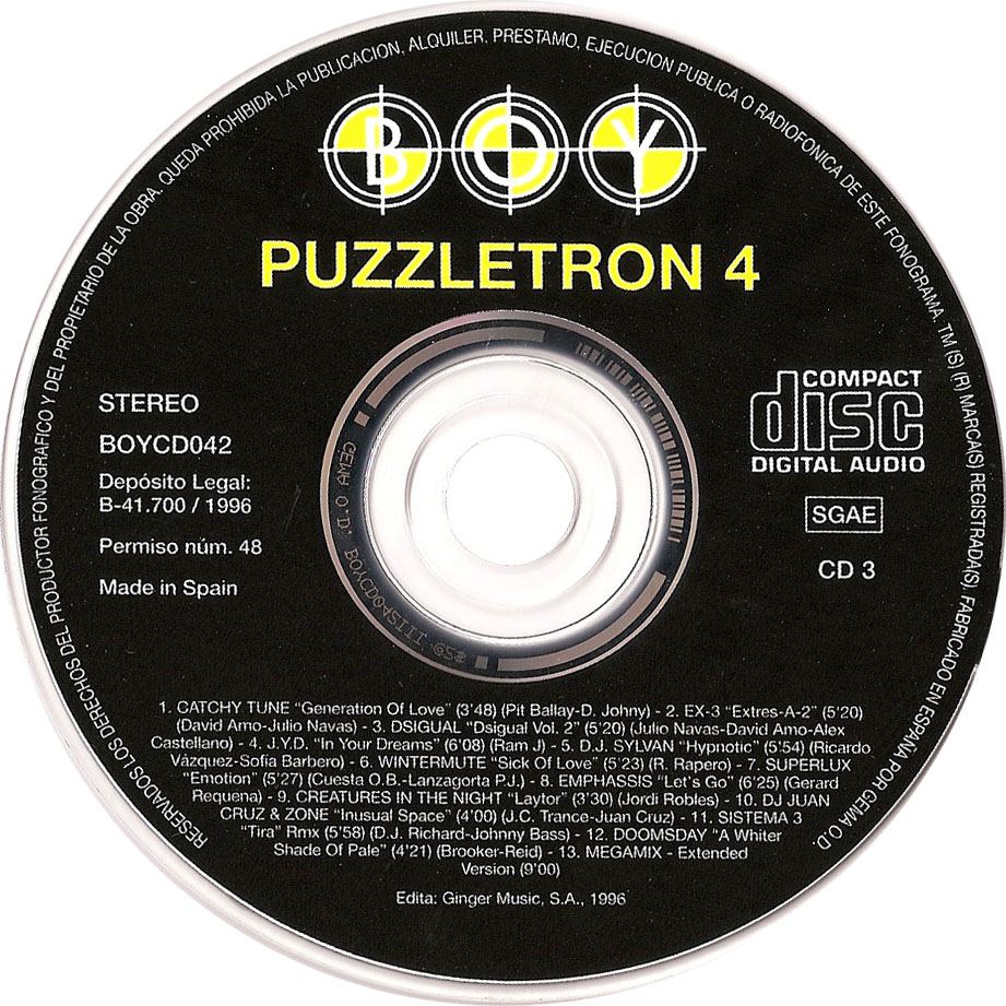 Cartula Cd3 de Puzzletron 4