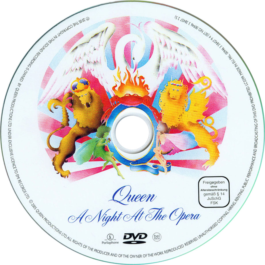 Cartula Dvd de Queen - A Night At The Opera (30th Anniversary Edition)