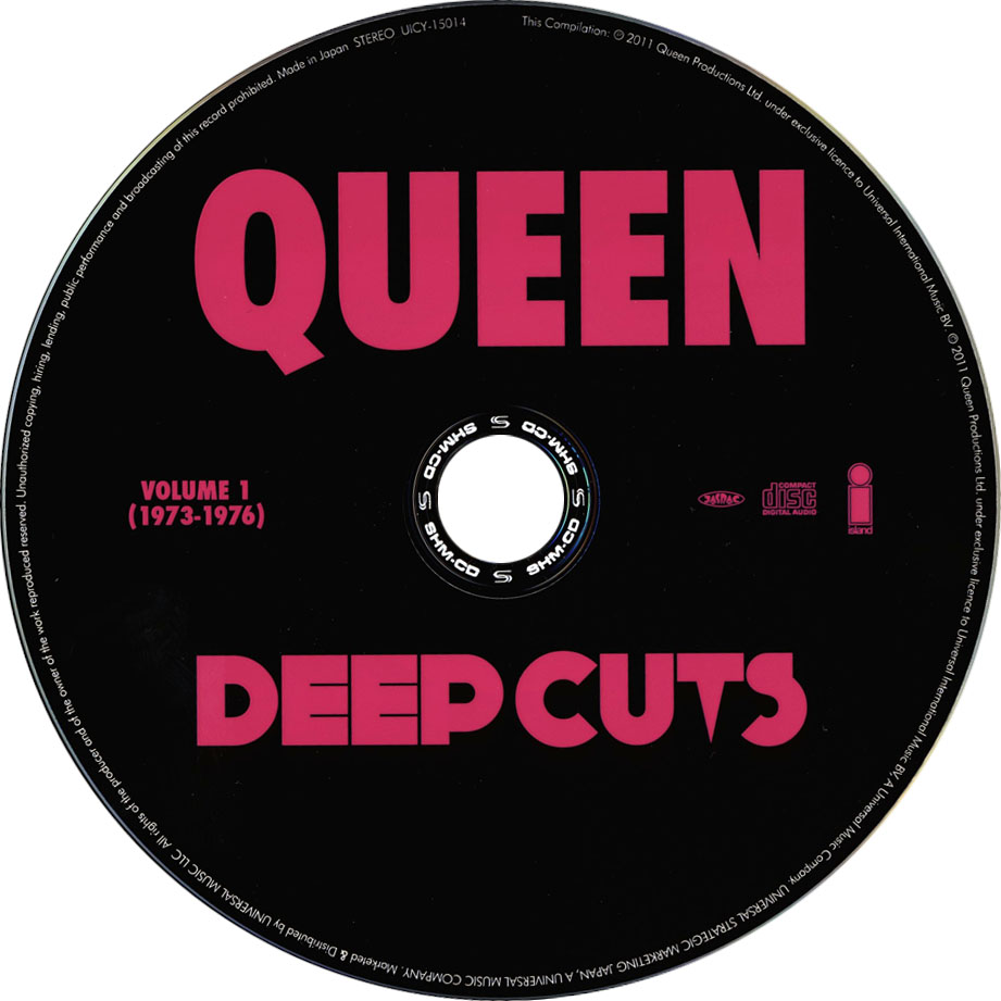 Cartula Cd de Queen - Deep Cuts Volume 1 (1973-1976)