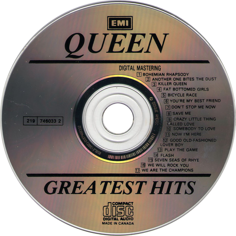 Cartula Cd de Queen - Greatest Hits