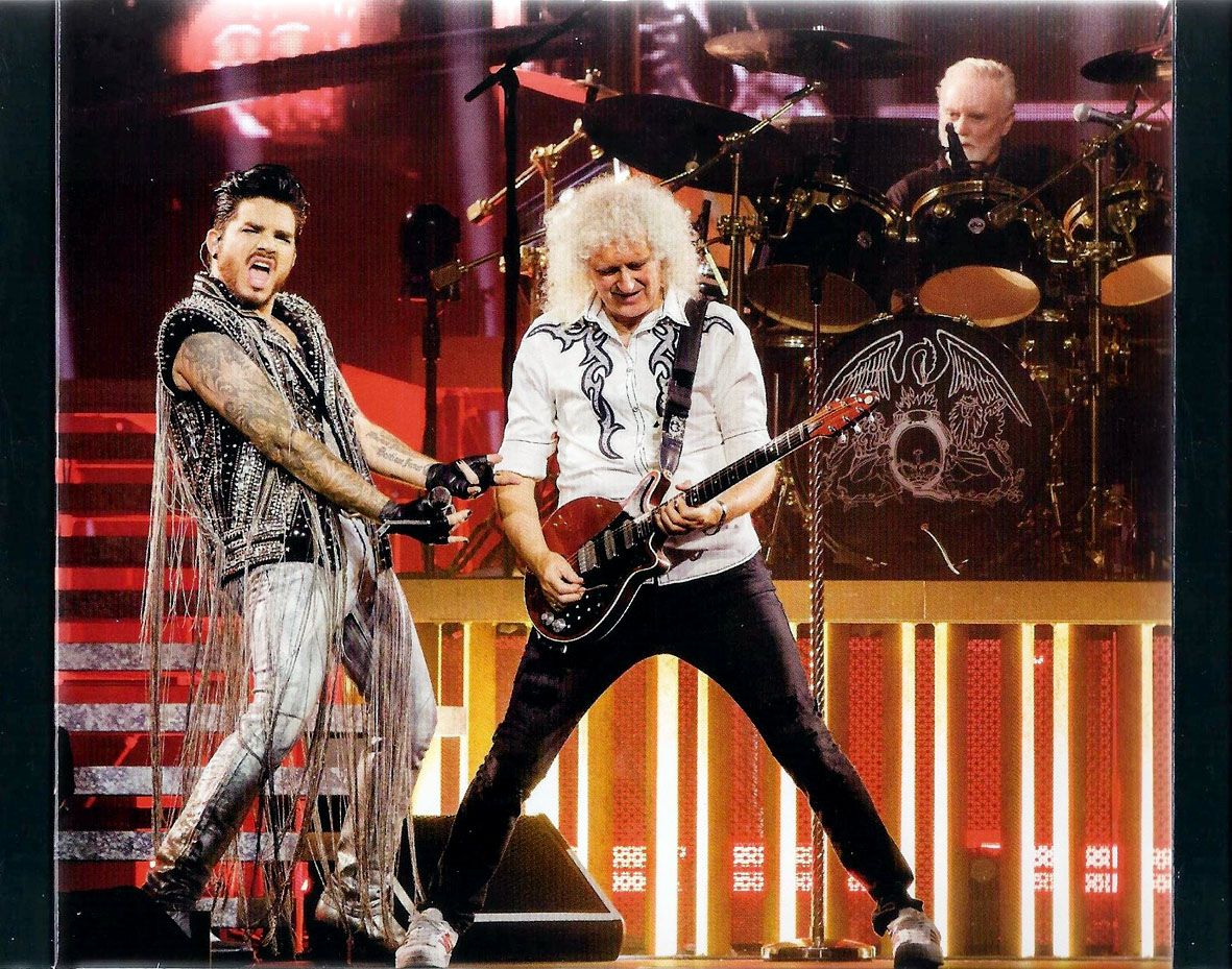 Cartula Interior Trasera de Queen + Adam Lambert - Live Around The World (Special Edition)