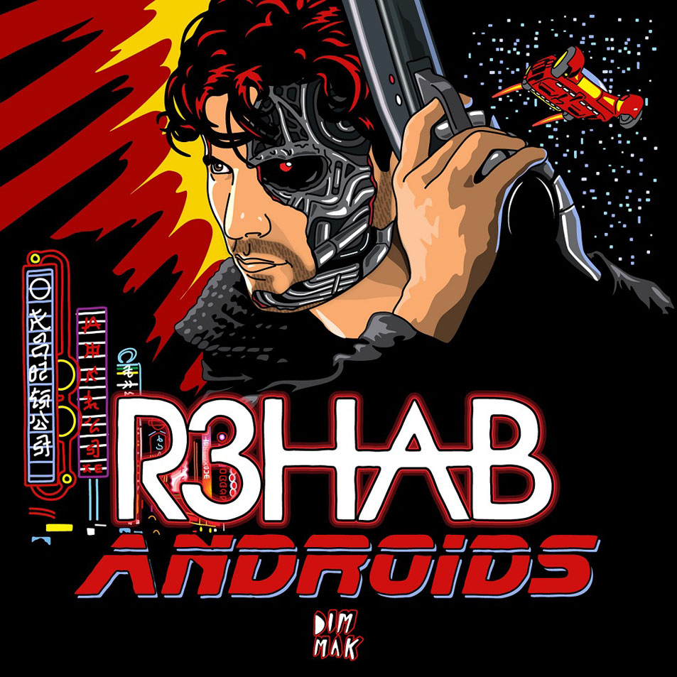 Cartula Frontal de R3hab - Androids (Cd Single)