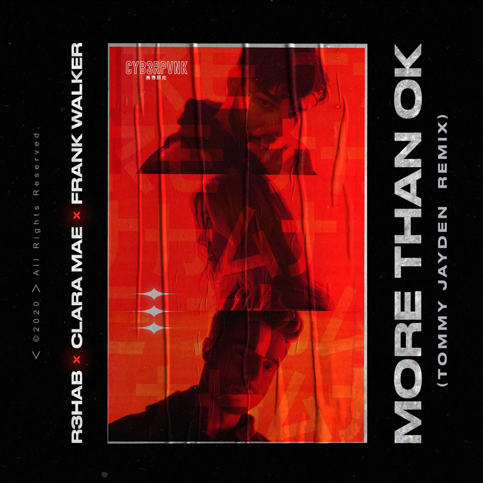 Cartula Frontal de R3hab - More Than Ok (Featuring Clara Mae & Frank Walker) (Tommy Jayden Remix) (Cd Single)