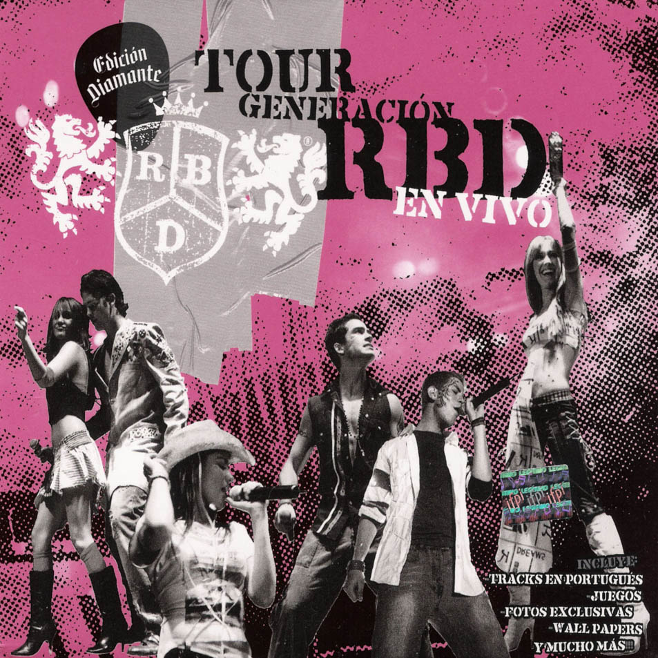 Cartula Frontal de Rbd - Tour Generacion Rbd En Vivo (Edicion Diamante)