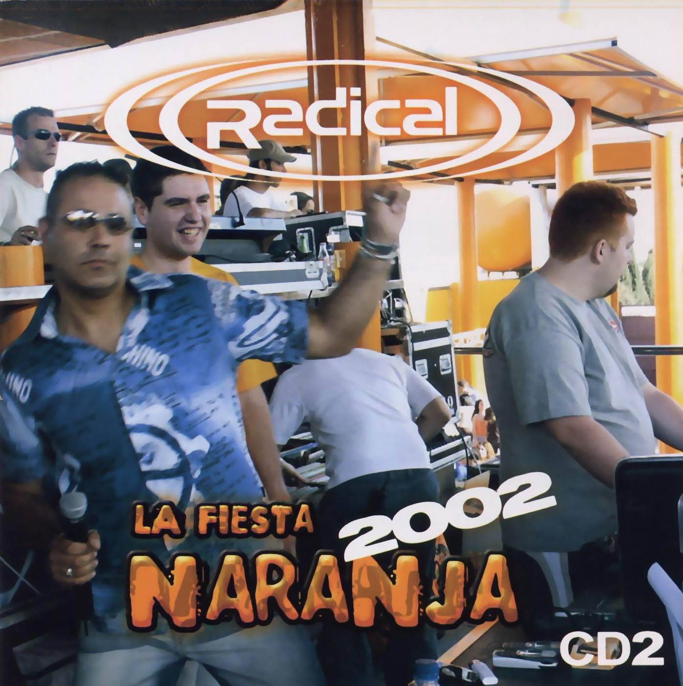 Cartula Frontal de Radical La Fiesta Naranja 2002 Cd 2 Y 3