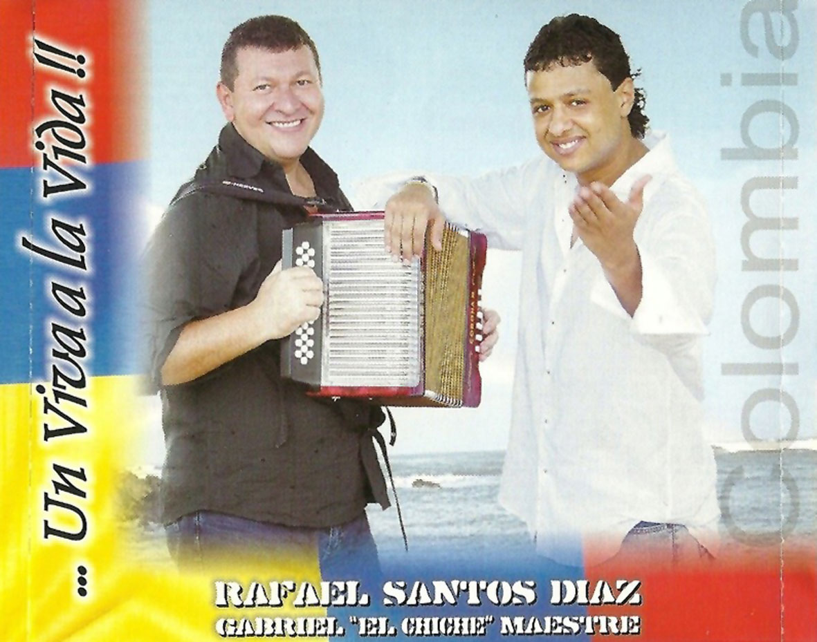Cartula Interior Trasera de Rafael Santos & Gabriel Chiche Maestre - Un Viva A La Vida