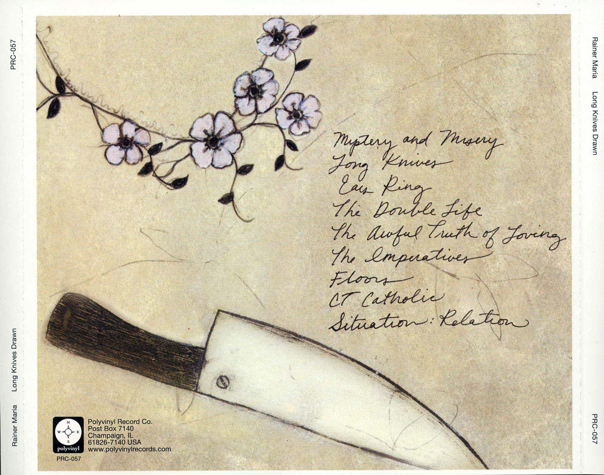 Cartula Trasera de Rainer Maria - Long Knives Drawn