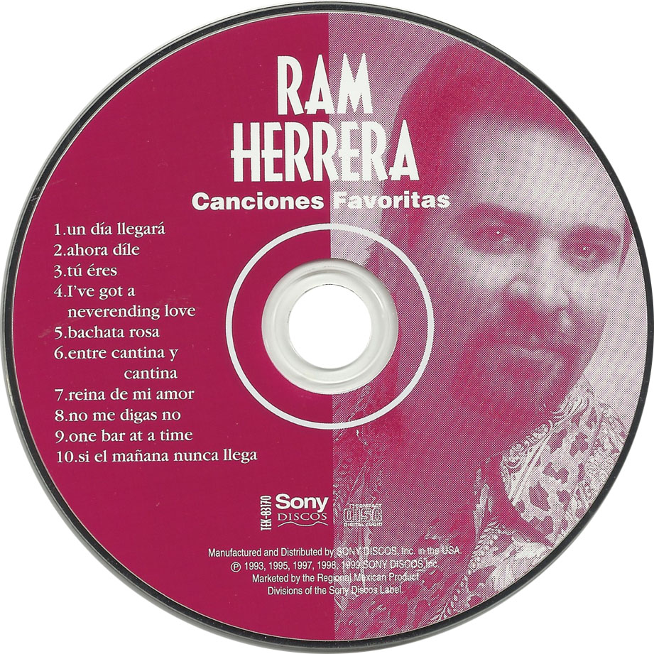 Cartula Cd de Ram Herrera - Canciones Favoritas