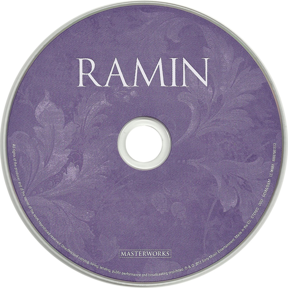 Cartula Cd de Ramin Karimloo - Ramin