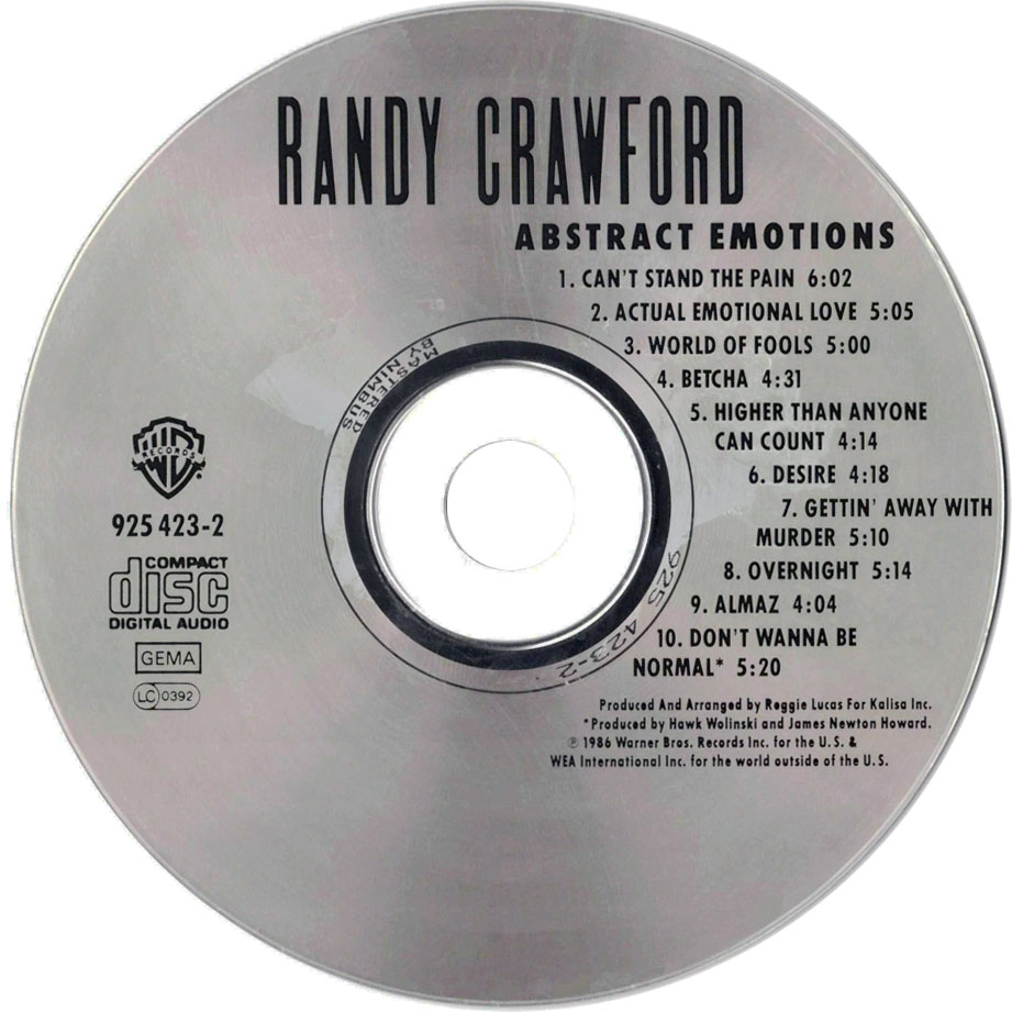 Cartula Cd de Randy Crawford - Abstract Emotions