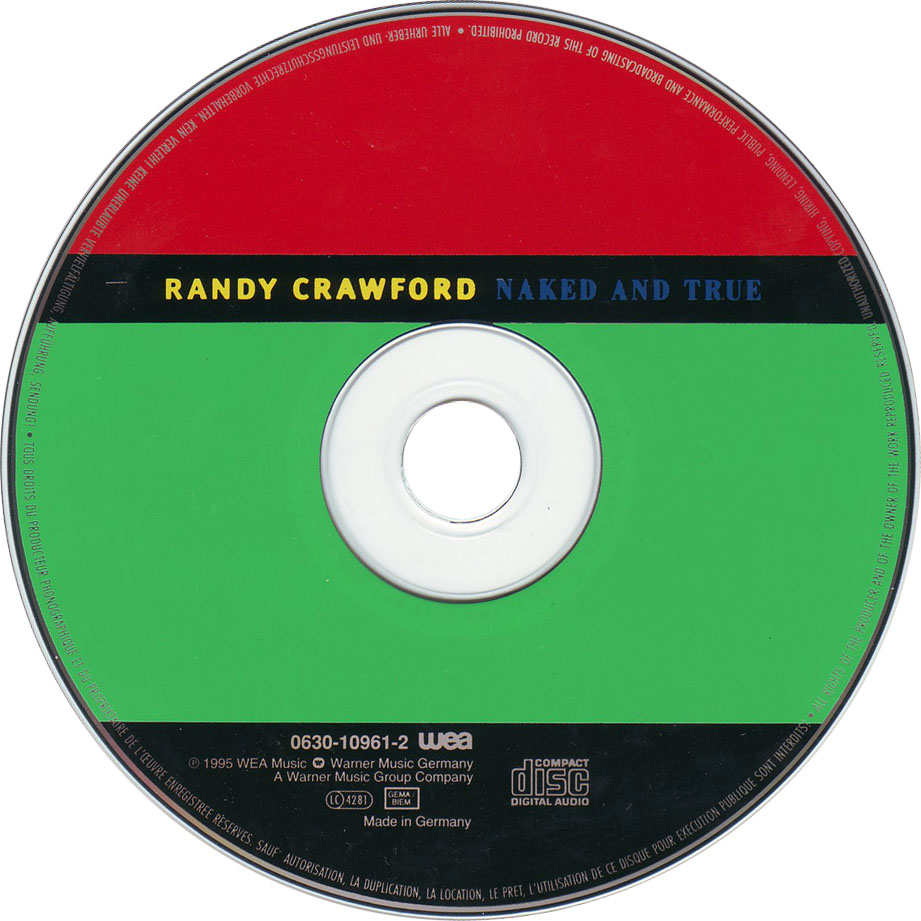 Cartula Cd de Randy Crawford - Naked And True