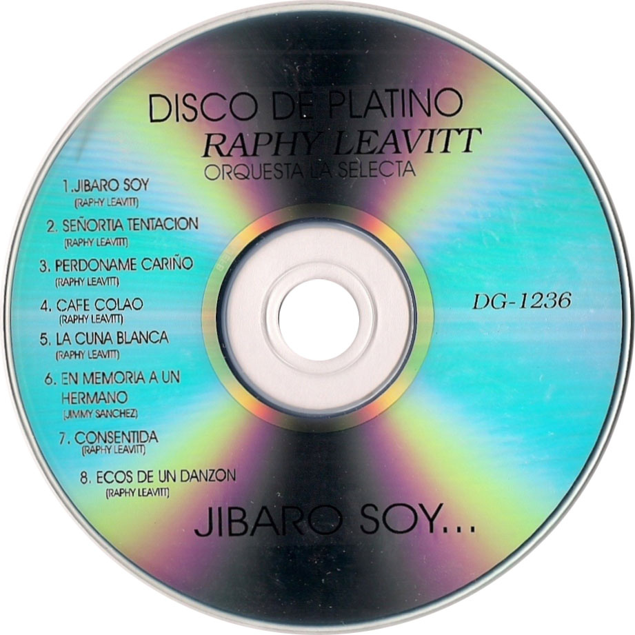 Cartula Cd de Raphy Leavitt Y Orquesta La Selecta - Jibaro Soy