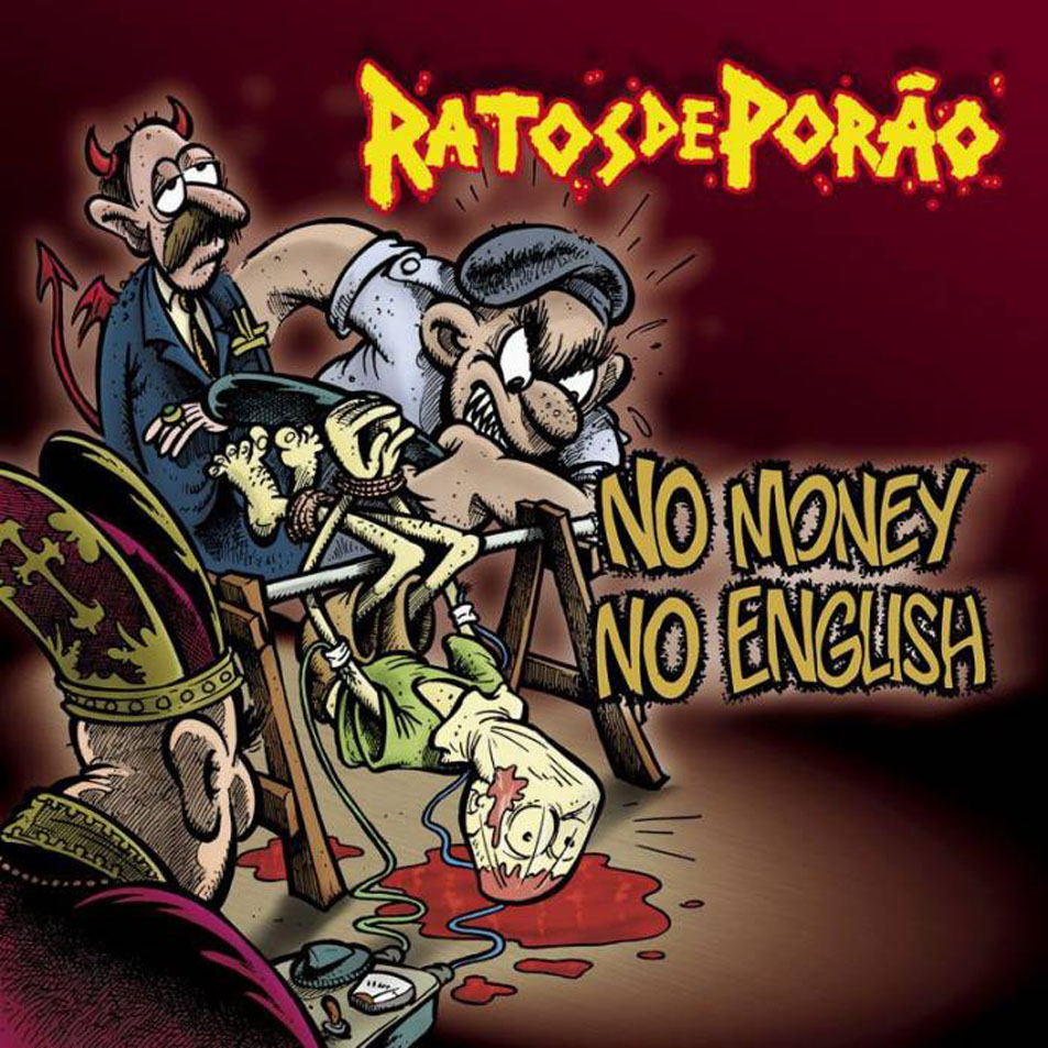 Cartula Frontal de Ratos De Porao - No Money No English