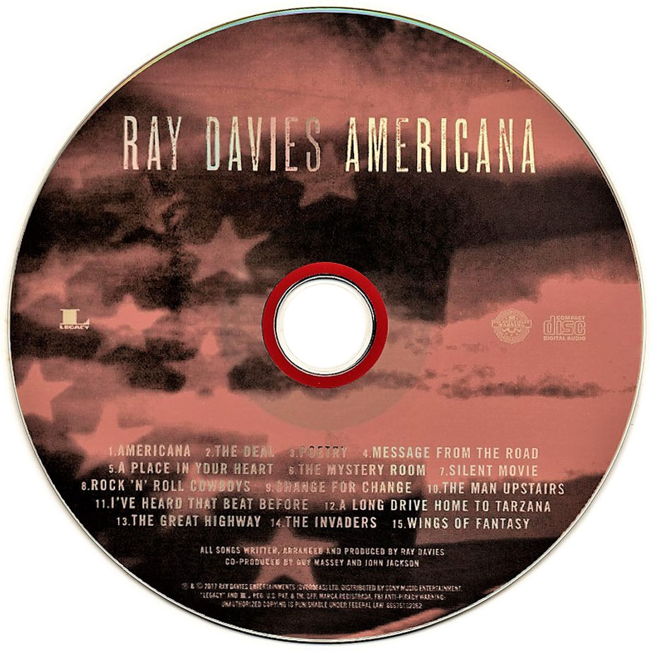 Cartula Cd de Ray Davies - Americana