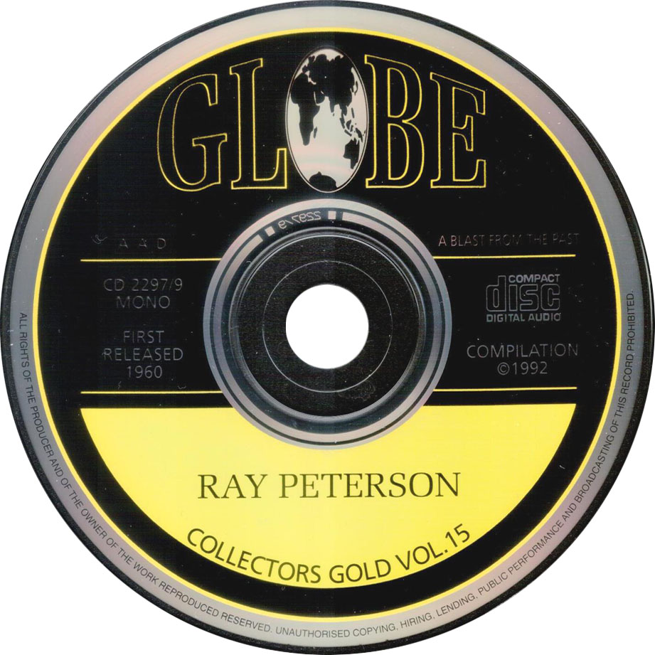 Cartula Cd de Ray Peterson - Tell Laura I Love Her