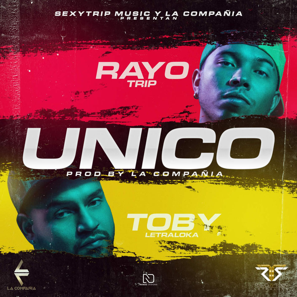 Car Tula Frontal De Rayo & Toby - Unico (Cd Single) - Portada