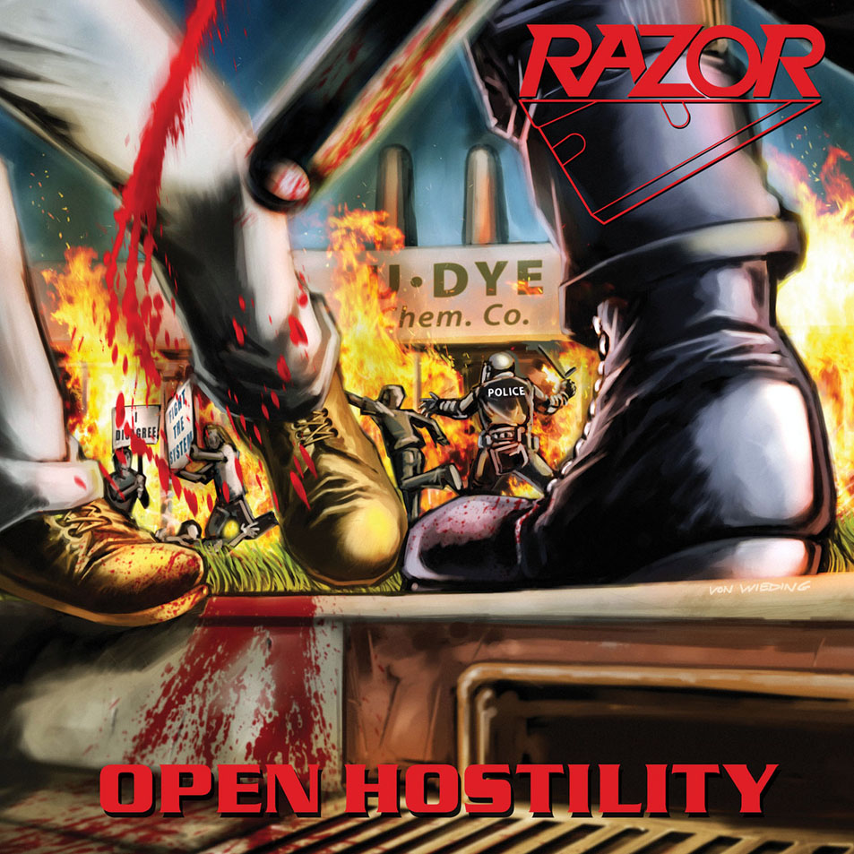 Cartula Frontal de Razor - Open Hostility