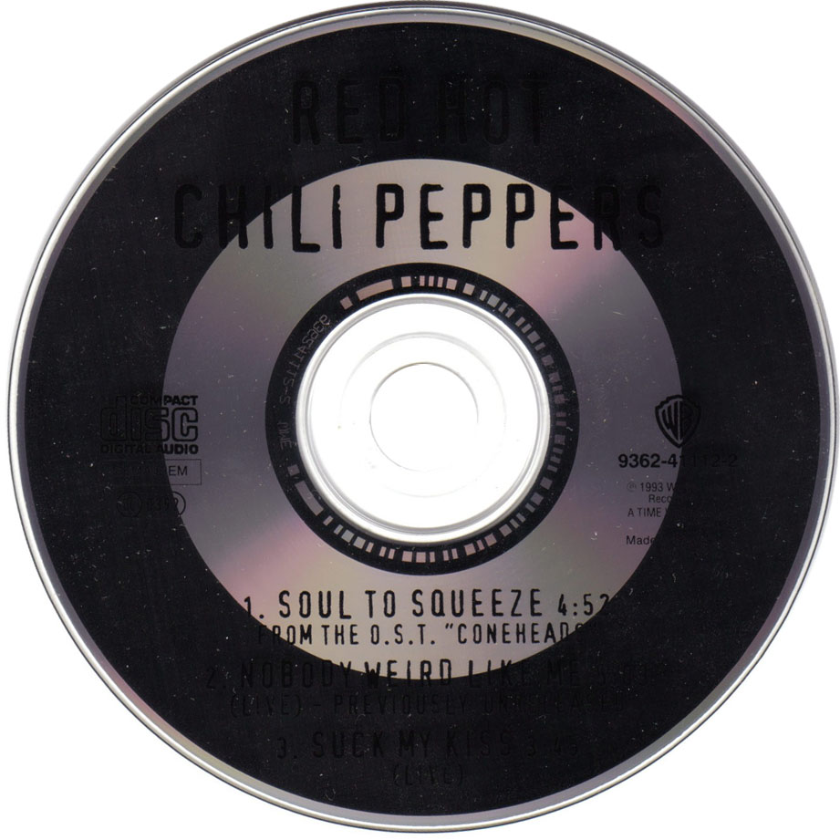 Cartula Cd de Red Hot Chili Peppers - Soul To Squeeze (Cd Single)