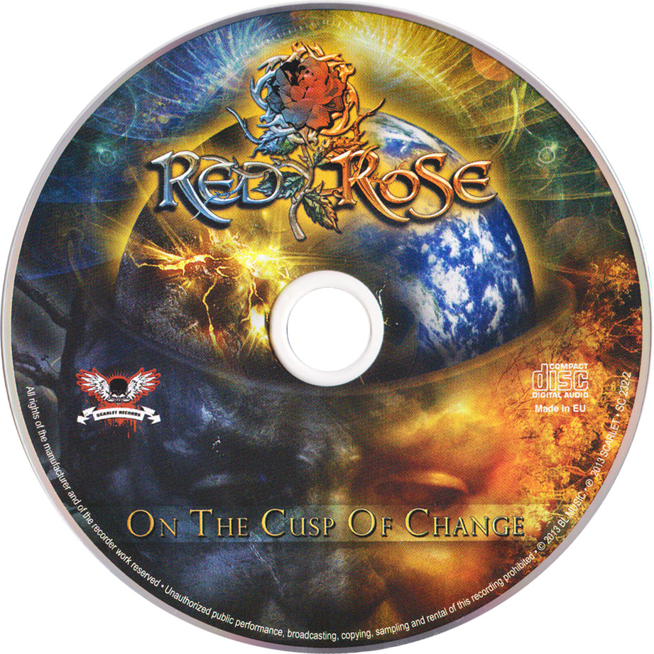 Cartula Cd de Red Rose - On The Cusp Of Change