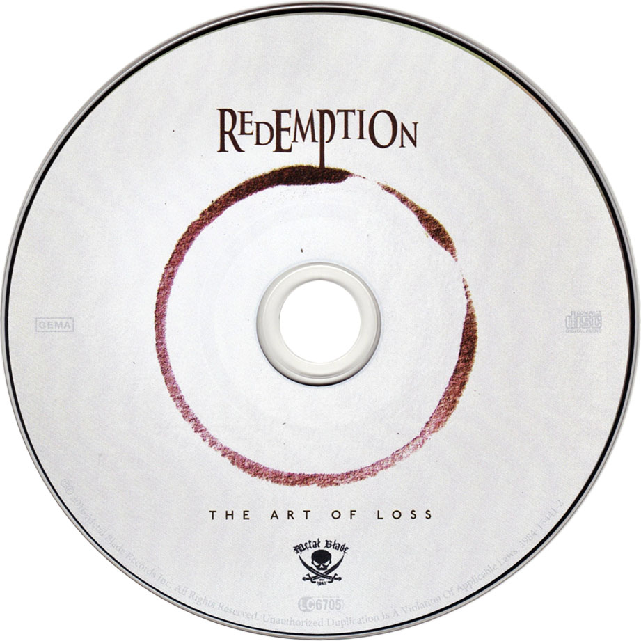 Cartula Cd1 de Redemption - The Art Of Loss (Limited Edition)