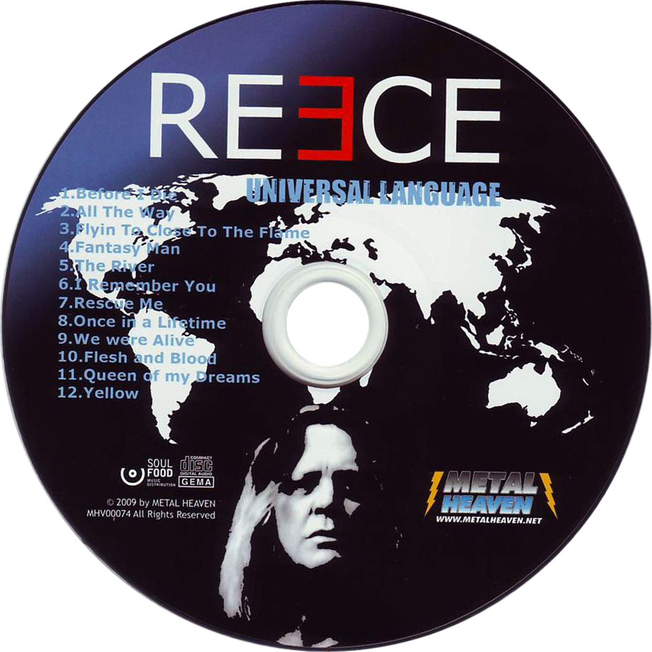 Cartula Cd de Reece - Universal Language