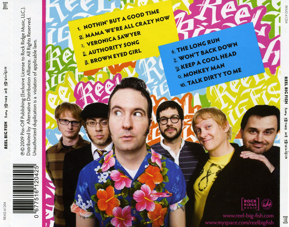 Cartula Trasera de Reel Big Fish - Fame, Fortune And Fornication