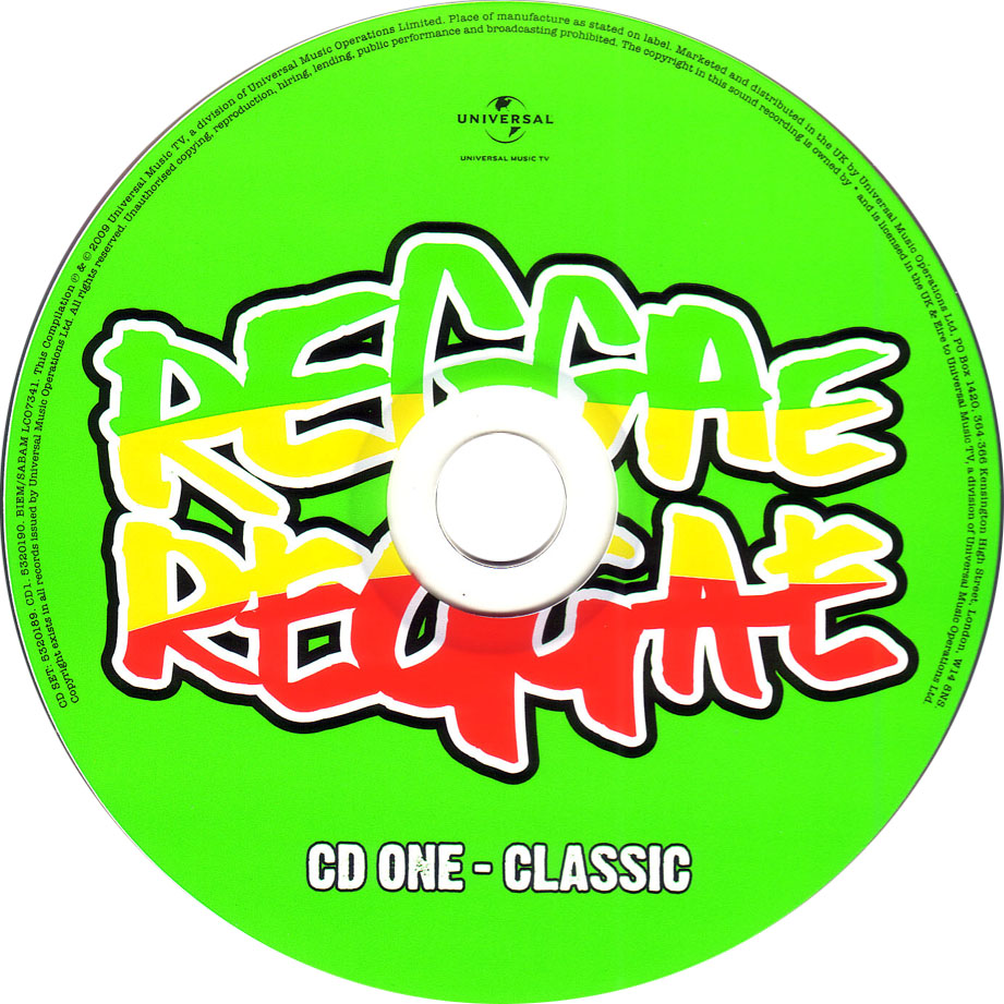 Cartula Cd1 de Reggae Reggae: 60 Classics Reggae Hits