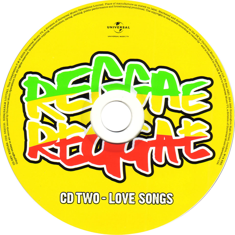 Cartula Cd2 de Reggae Reggae: 60 Classics Reggae Hits