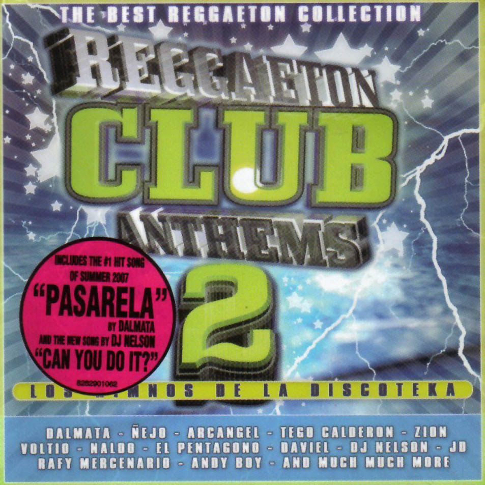 Cartula Frontal de Reggaeton Club Anthems Volumen 2