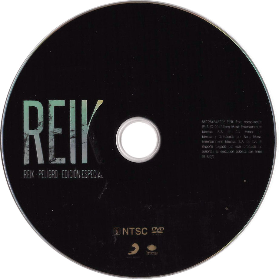 Cartula Dvd de Reik - Peligro (Edicion Especial)